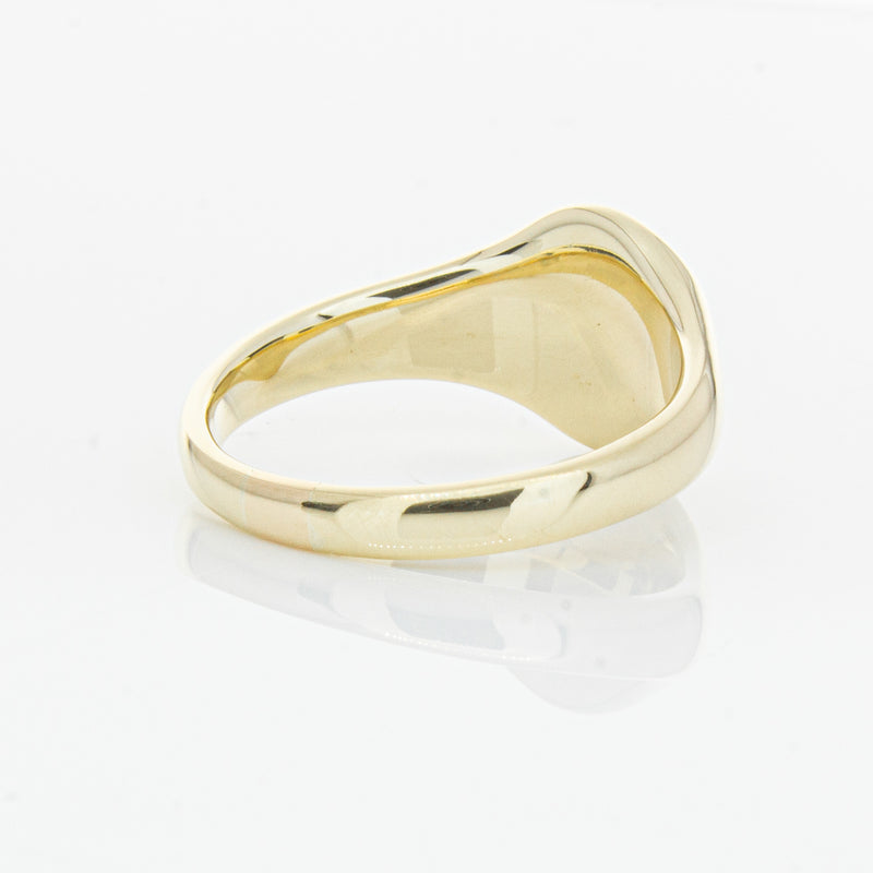 9ct Yellow Gold Classic Signet Ring-Ring-Walker & Hall