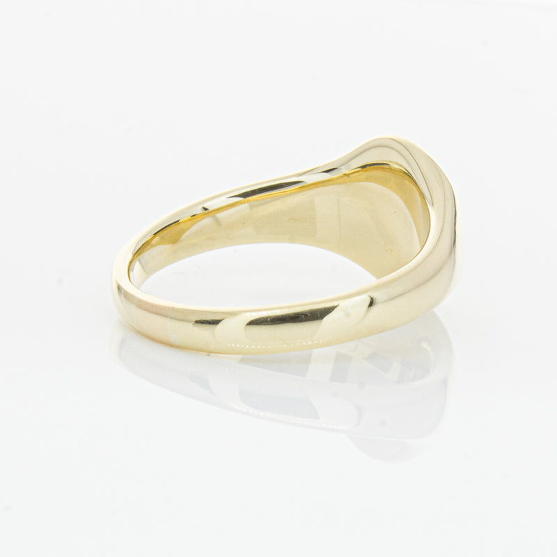 9ct Yellow Gold Classic Signet Ring-Ring-Walker & Hall