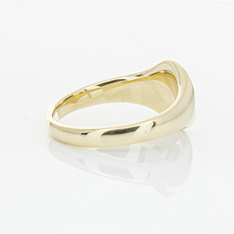 9ct Yellow Gold Classic Signet Ring-Ring-Walker & Hall