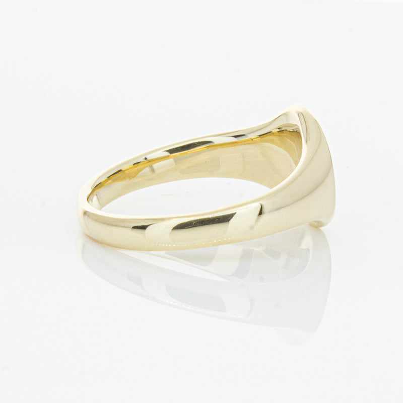 9ct Yellow Gold Classic Signet Ring-Ring-Walker & Hall
