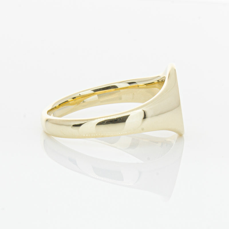 9ct Yellow Gold Classic Signet Ring-Ring-Walker & Hall