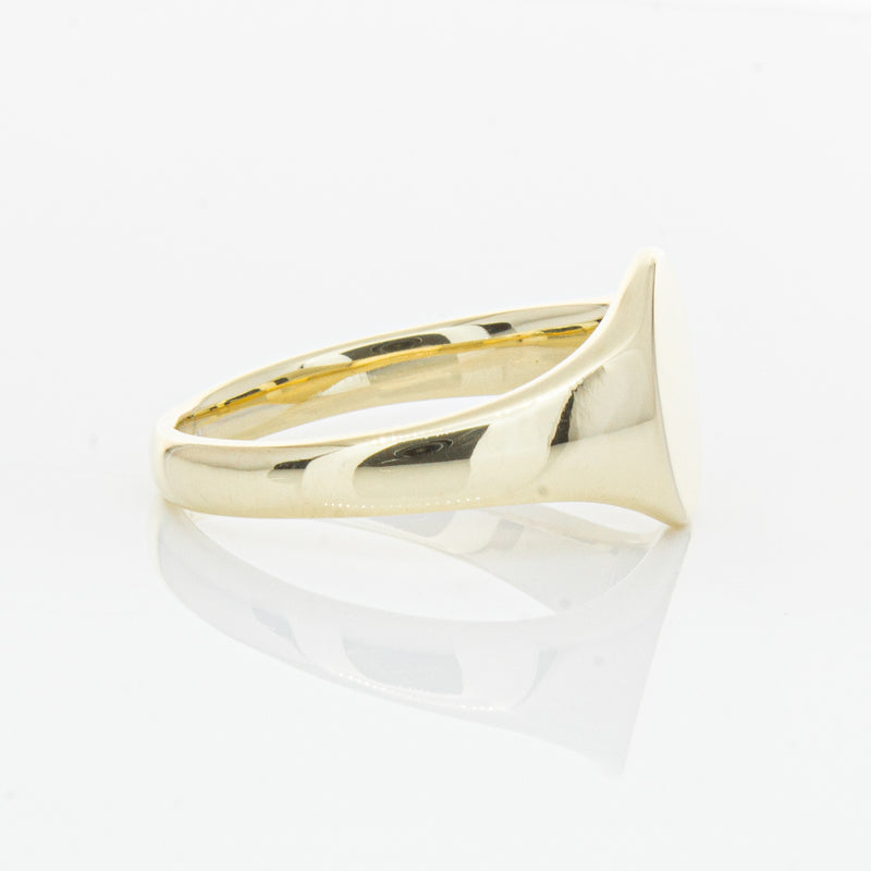 9ct Yellow Gold Classic Signet Ring-Ring-Walker & Hall