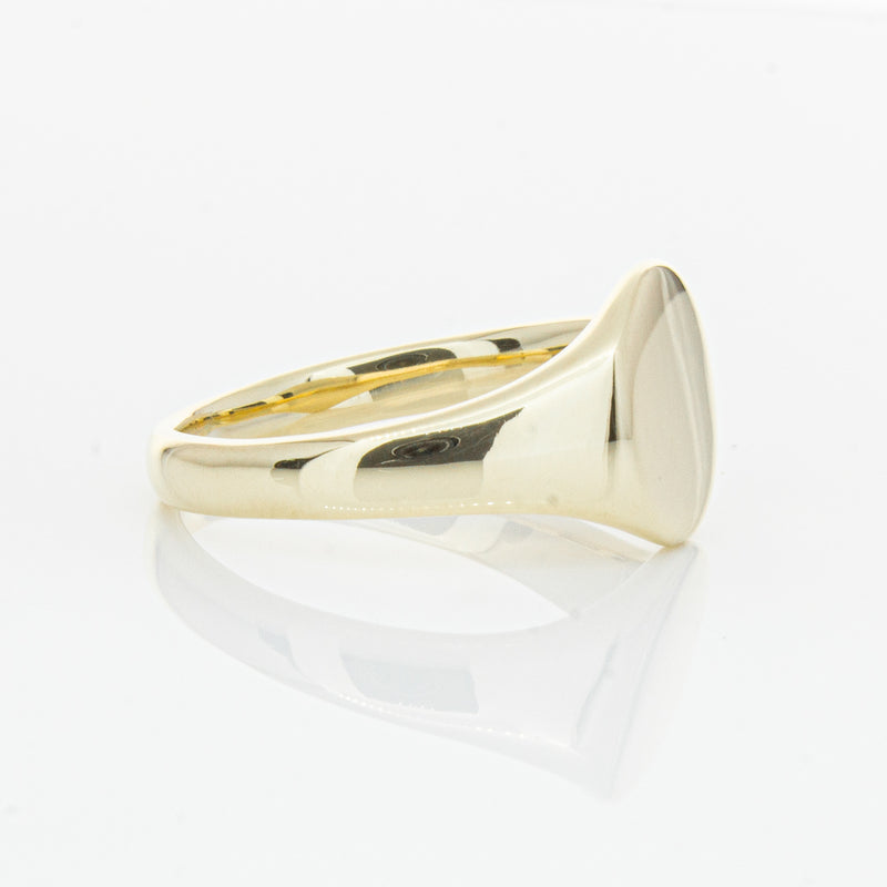 9ct Yellow Gold Classic Signet Ring-Ring-Walker & Hall