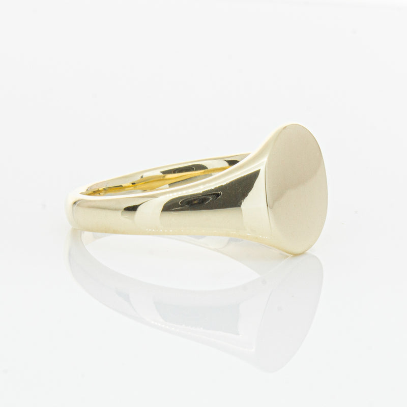 9ct Yellow Gold Classic Signet Ring-Ring-Walker & Hall