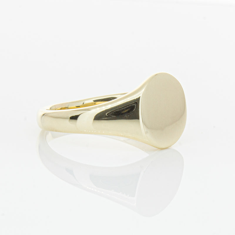 9ct Yellow Gold Classic Signet Ring-Ring-Walker & Hall