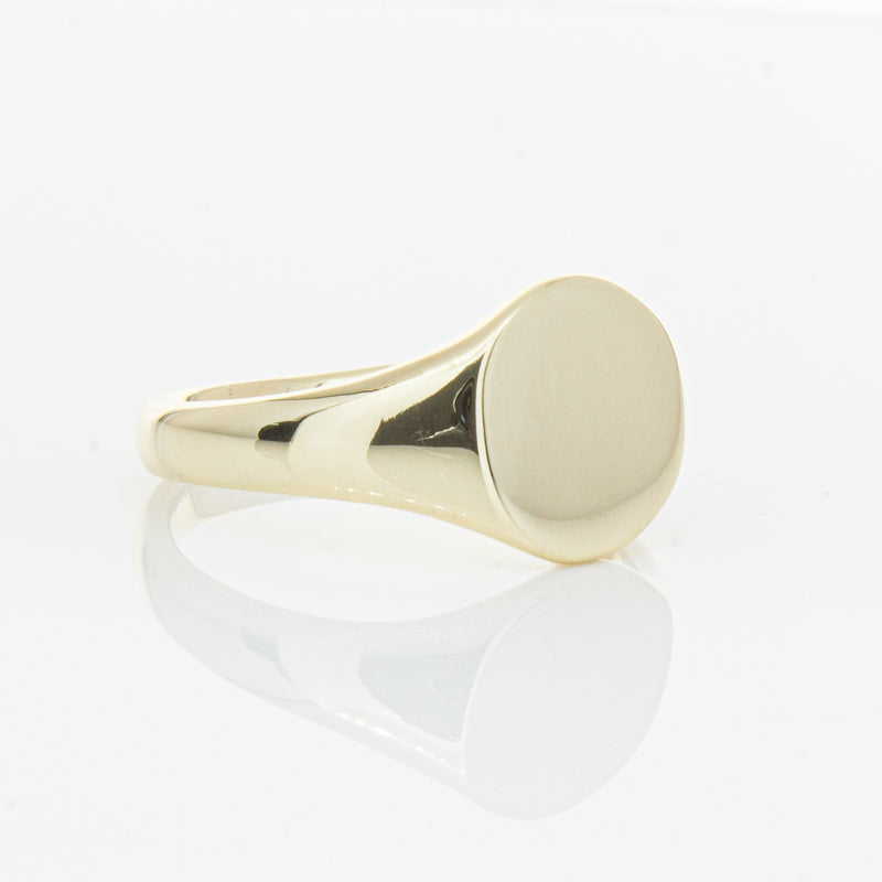 9ct Yellow Gold Classic Signet Ring-Ring-Walker & Hall