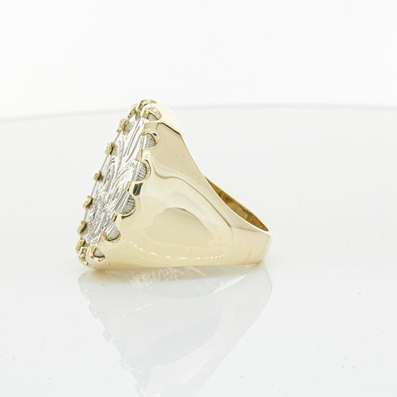 9ct Yellow Gold Ring with Koruru Coin-Ring-Walker & Hall