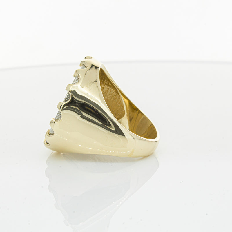 9ct Yellow Gold Ring with Koruru Coin-Ring-Walker & Hall