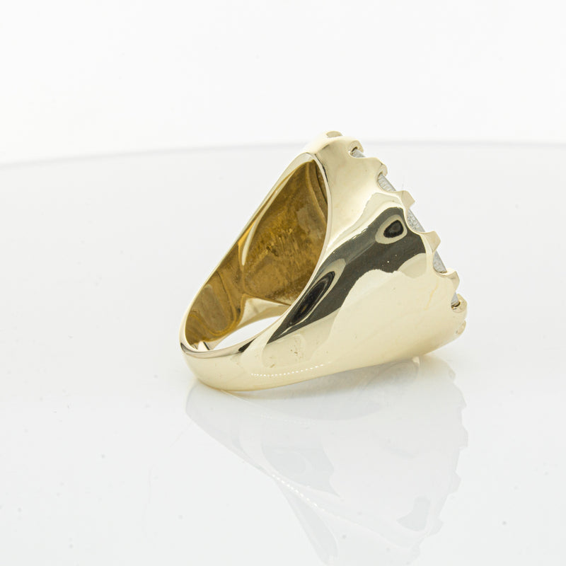 9ct Yellow Gold Ring with Koruru Coin-Ring-Walker & Hall