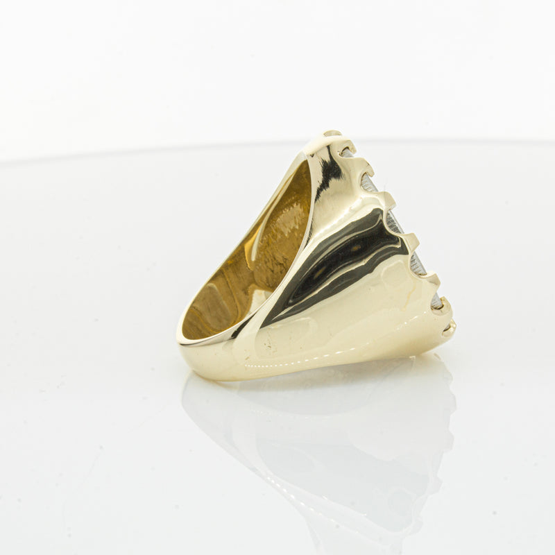 9ct Yellow Gold Ring with Koruru Coin-Ring-Walker & Hall