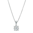 9ct White Gold .26ct Diamond Galaxy Pendant - Necklace - Walker & Hall