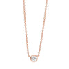 18ct Rose Gold .21ct Diamond Natalia Pendant - Necklace - Walker & Hall