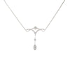 18ct White Gold 1.00ct Diamond Necklace - Walker & Hall