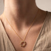 14ct Yellow Gold Diamond Sol Necklace - Walker & Hall