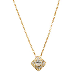 18ct Yellow Gold .24ct Diamond Paramount Pendant - Necklace - Walker & Hall