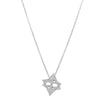 18ct White Gold .19ct Diamond Merkaba Necklace - Necklace - Walker & Hall
