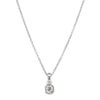 Deja Vu 17ct White Gold .40ct Diamond Pendant - Necklace - Walker & Hall