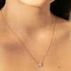 18ct Rose Gold Diamond Quattro Pendant - Necklace - Walker & Hall