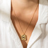 Kelly Thompson x Walker & Hall #20 18ct Yellow Gold Black Diamond Pendant - Necklace - Walker & Hall