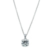 18ct White Gold 1.50ct Diamond Blossom Pendant - Necklace - Walker & Hall