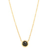 18ct Yellow Gold Black Diamond Natalia Pendant - Necklace - Walker & Hall