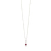 18ct White Gold .70ct Ruby & Diamond Necklace - Walker & Hall