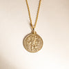 9ct Yellow Gold Saint Christopher Pendant - Necklace - Walker & Hall