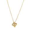 18ct Yellow Gold Merkaba Star Necklace - Necklace - Walker & Hall