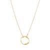9ct Yellow Gold Mini Entwined Pendant - Necklace - Walker & Hall