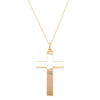 Vintage 15ct Yellow Gold Cross Pendant - Necklace - Walker & Hall