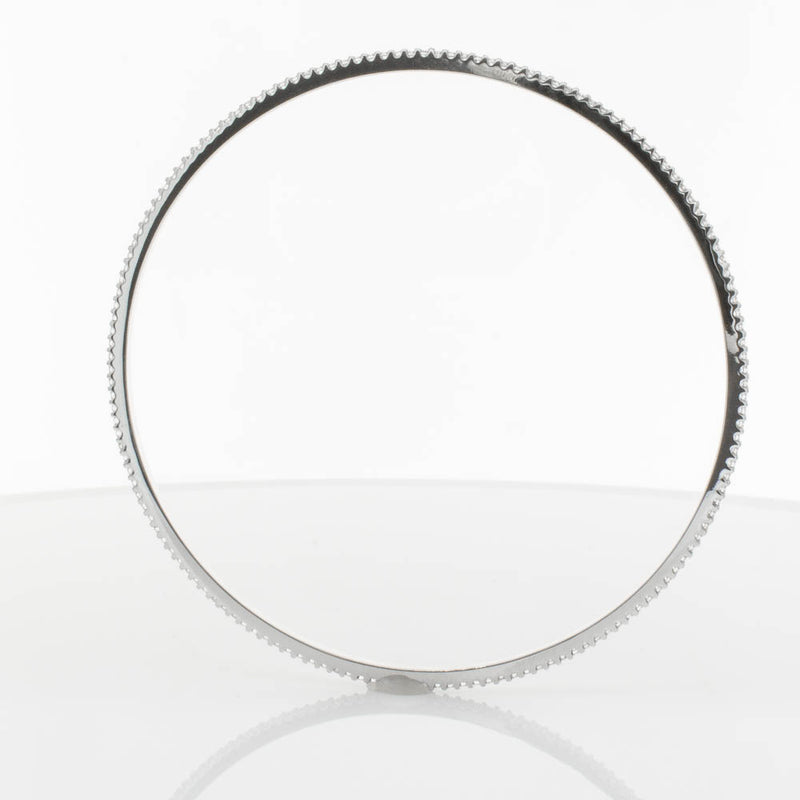 18ct White Gold 1.05ct Diamond Eternity Bangle-Bracelet-Walker & Hall