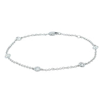 18ct White Gold Diamond Natalia Bracelet-Bracelet-Walker & Hall