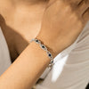 18ct White Gold 3.60ct Sapphire & Diamond Bracelet - Bracelet - Walker & Hall