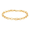 9ct Yellow Gold Oval Belcher Bracelet - Bracelet - Walker & Hall