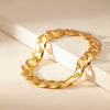9ct Yellow Gold Cuban Chain Bracelet - Bracelet - Walker & Hall