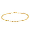 18ct Yellow Gold Curb Bracelet - Bracelet - Walker & Hall