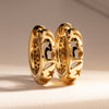 9ct Yellow Gold Diamond Huggie Earrings - Walker & Hall