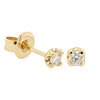 18ct Yellow Gold .12ct Diamond Stud Earrings - Earrings - Walker & Hall
