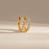 18ct Yellow Gold .50ct Diamond Meridien Hoop Earrings - Earrings - Walker & Hall