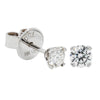 18ct White Gold .80ct Diamond Blossom Stud Earrings - Walker & Hall