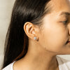 18ct White Gold 2.01ct Diamond Peony Earrings - Earrings - Walker & Hall