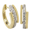 18ct Yellow Gold Diamond Earrings - Walker & Hall