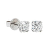 18ct White Gold 2.01ct Diamond Blossom Stud Earrings - Earrings - Walker & Hall