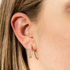 18ct White Gold .76ct Diamond Hoop Earrings - Earrings - Walker & Hall
