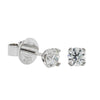 18ct White Gold .80ct-.85ct Diamond Blossom Stud Earrings - Earrings - Walker & Hall