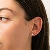 18ct White Gold .80ct Diamond Blossom Stud Earrings - Earrings - Walker & Hall