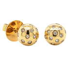 Deja Vu 18ct Yellow Gold .75ct Diamond Stud Earrings - Earrings - Walker & Hall