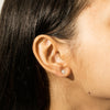 18ct Yellow Gold .80ct Diamond Blossom Stud Earrings - Earrings - Walker & Hall