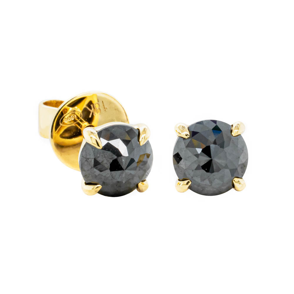 Geometrical Openwork Rectangle Earrings - 18ct Gold Plated & White Zir - JW  PEI