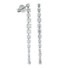 18ct White Gold 1.32ct Diamond Drop Earrings - Earrings - Walker & Hall